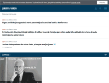 Tablet Screenshot of juristavards.lv